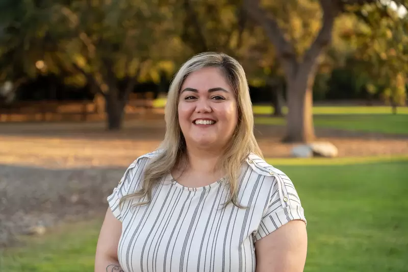 Outdoor team headshot photographed in a Los Angeles park at golden hour